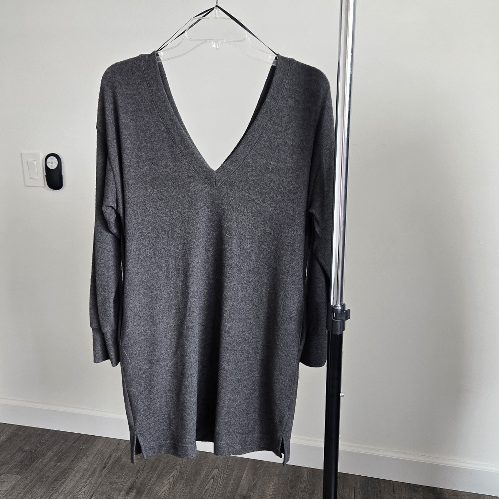 Long sweater/mini dress - pockets